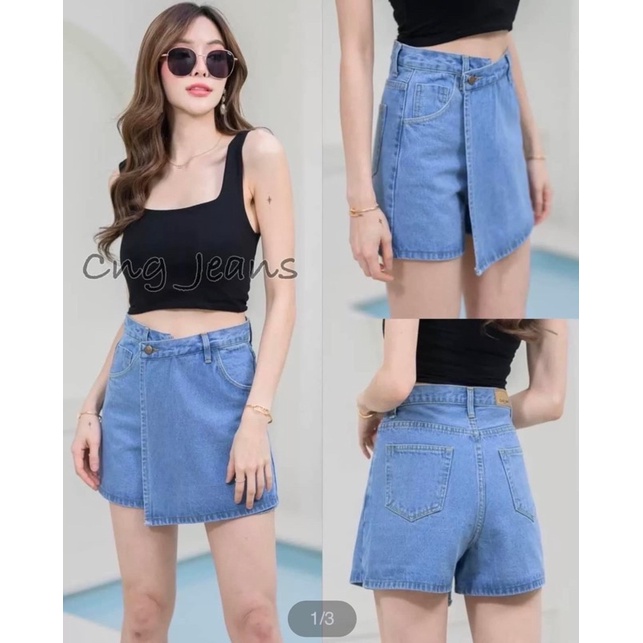 กระโปรงกางเกงยีนส์ CNG Jeans