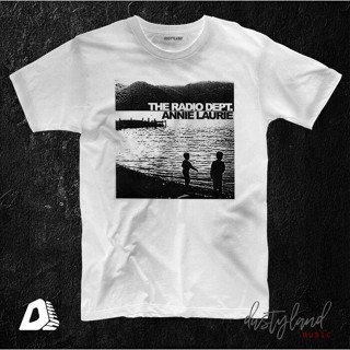 เสื้อยืด ผ้าฝ้าย 100% พิมพ์ลาย Musik THE RADIO DEPT ANNIE LAURIE สําหรับผู้ชาย