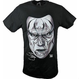 Sting Black Scorpion Face WWE Mens Tshirt