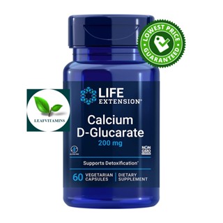 Life Extension Calcium D-Glucarate 200 mg / 60 Vegetarian Capsules