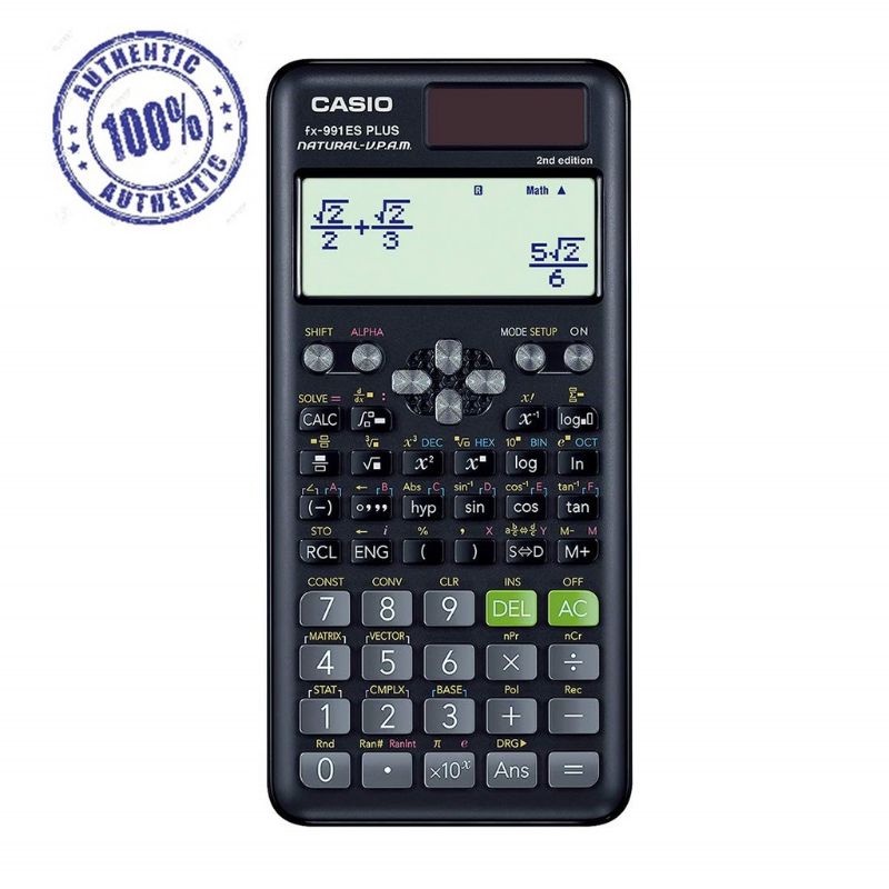 Casio 991es FX991ES Plus 552 ฟังก์ชั่นเครื่องคิดเลขวิทยาศาสตร์ฟังก์ชั่น