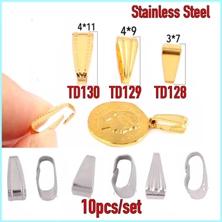 TD128-TD130 ตัว​ห้อย​จี้​สแตนเลส​แท้​ 10 ชิ้น​/เซ็ต​