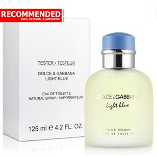 Dolce &amp; Gabbana Light Blue Pour Homme EDT 125 ml. (เทสเตอร์ : Tester)
