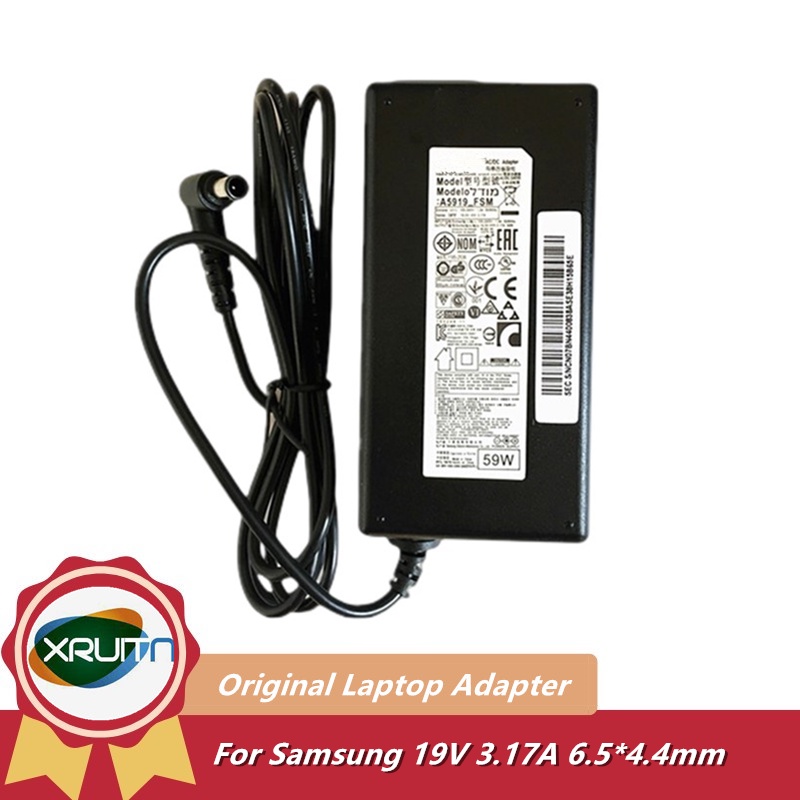 สําหรับ SAMSUNG A5919-FSM Original Charger อะแดปเตอร์ AC 19V 3.17A BN44-00838A สําหรับ SAMSUNG TV MO
