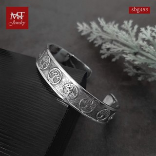 MT กำไลข้อมือเงินแท้ ต้นไม้แห่งชีวิต (Tree of Life) ข้อมือ 17, 18 ซม. Solid 925 Sterling Silver Bangle (sbg453) MT Jewelry มณีธารา