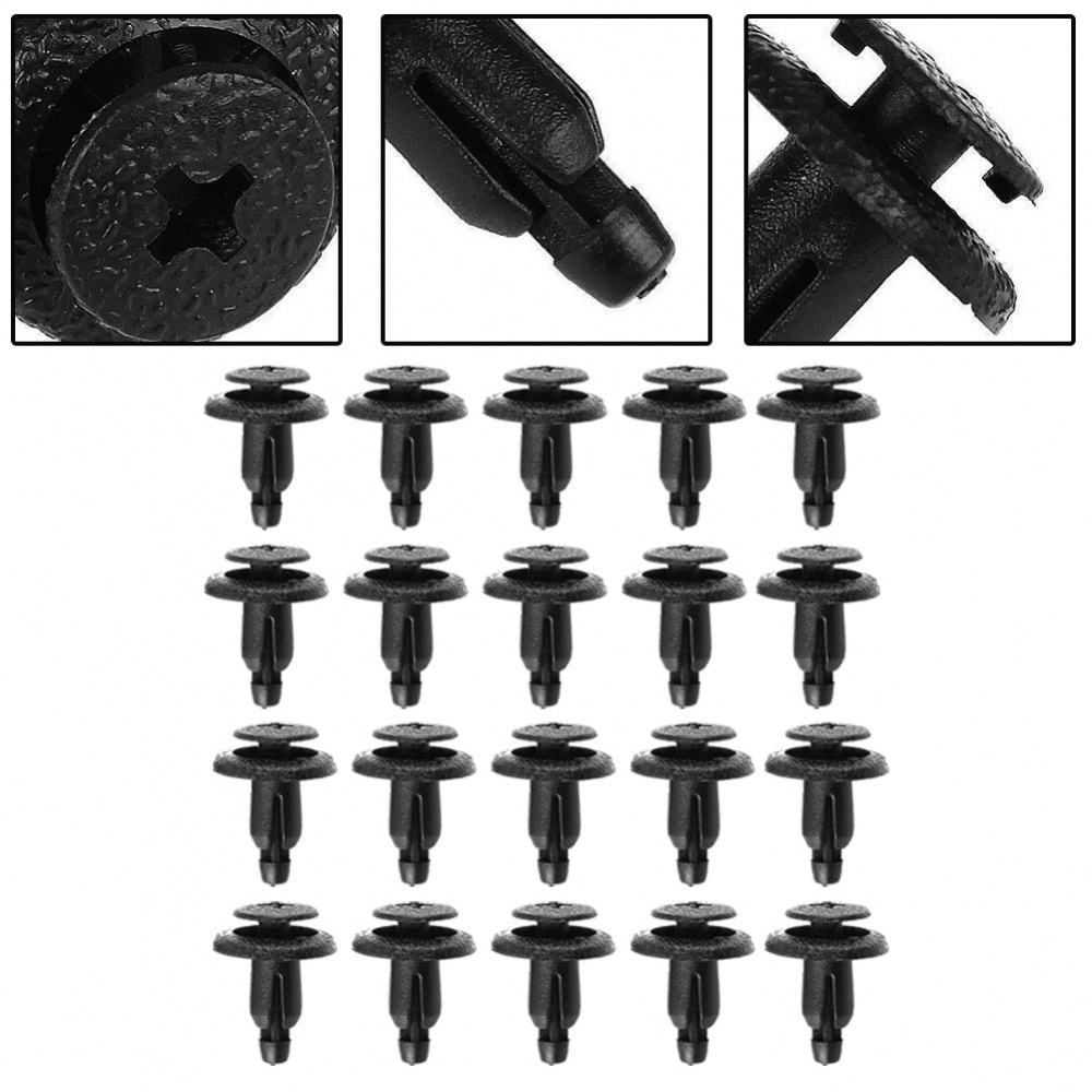 คลิปสกรูพลาสติก สําหรับ Honda 90683-GR1-003 90683-MBW-003 20 ชิ้น ...