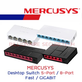 MERCUSYS NETWORK SWITCH HUB MS105 5-PORT FAST, MS108 8-PORT FAST, MS105G 5-PORT GIGABIT, MS108G 8-PORT GIGABIT