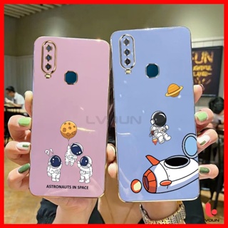 เคส Vivo Y17 Y15 Y12 Y11 Y35 Y30 Y50 Y31 Y51 Y51S Y22 Y22S Y16 Astronaut Soft Case 2B-XQ