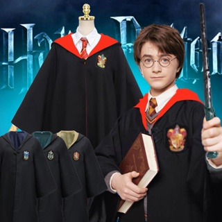 ✨COD✨TIKTOK✨เสื้อคลุม พ่อมด เสื้อคลุมคอสเพลย์ แฮร์รี่พอตเตอร์ ชุดมายากล Harry Potter เครื่องแต่งกาย ผ้าคลุม