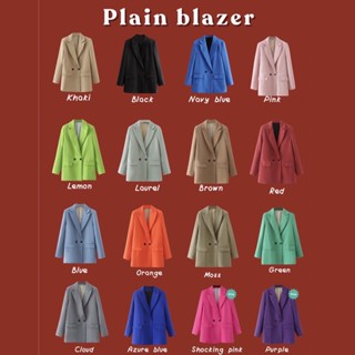 PLAIN BLAZER เสื้อคลุมหลากสี