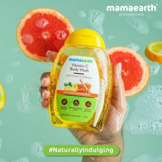 ส่วนผสมจากธรรมชาติ Mamaearth เจลอาบน้ำ มาม่า เอิร์ธ วิตามินซี น้ำผึ้ง Vitamin C Body Wash 300 ml Honey Shower gel