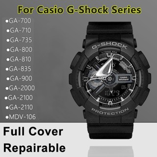 ฟิล์มกันรอยหน้าจอ TPU แบบนิ่ม สําหรับ Casio GA-700 710 735 800 810 835 900 2000 2100 2110 MDV-106 2 3 5 10 ชิ้น