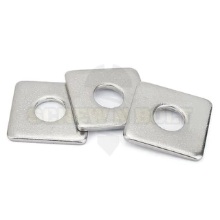 แหวนรอง 4 เหลี่ยม สี่เหลี่ยม ขอบมน สแตนเลส 304 - M3 M4 M5 M6 / Square Washer SUS304