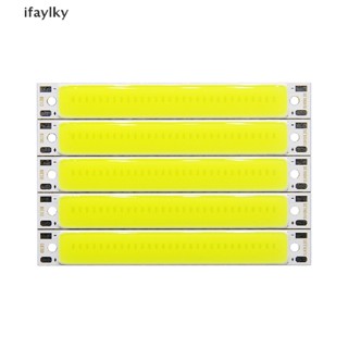 [IAY] ขายดี แถบไฟ LED COB 3V 3.7V DC 60 มม. 8 มม. 3W สีขาว น้ําเงิน แดง สําหรับจักรยาน DIY HKZ