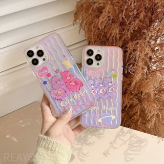 เคสโทรศัพท์มือถือ กันกระแทก ลายการ์ตูนหมี สําหรับ Iphone 13pro max 12 11 14plus 12pro care bears