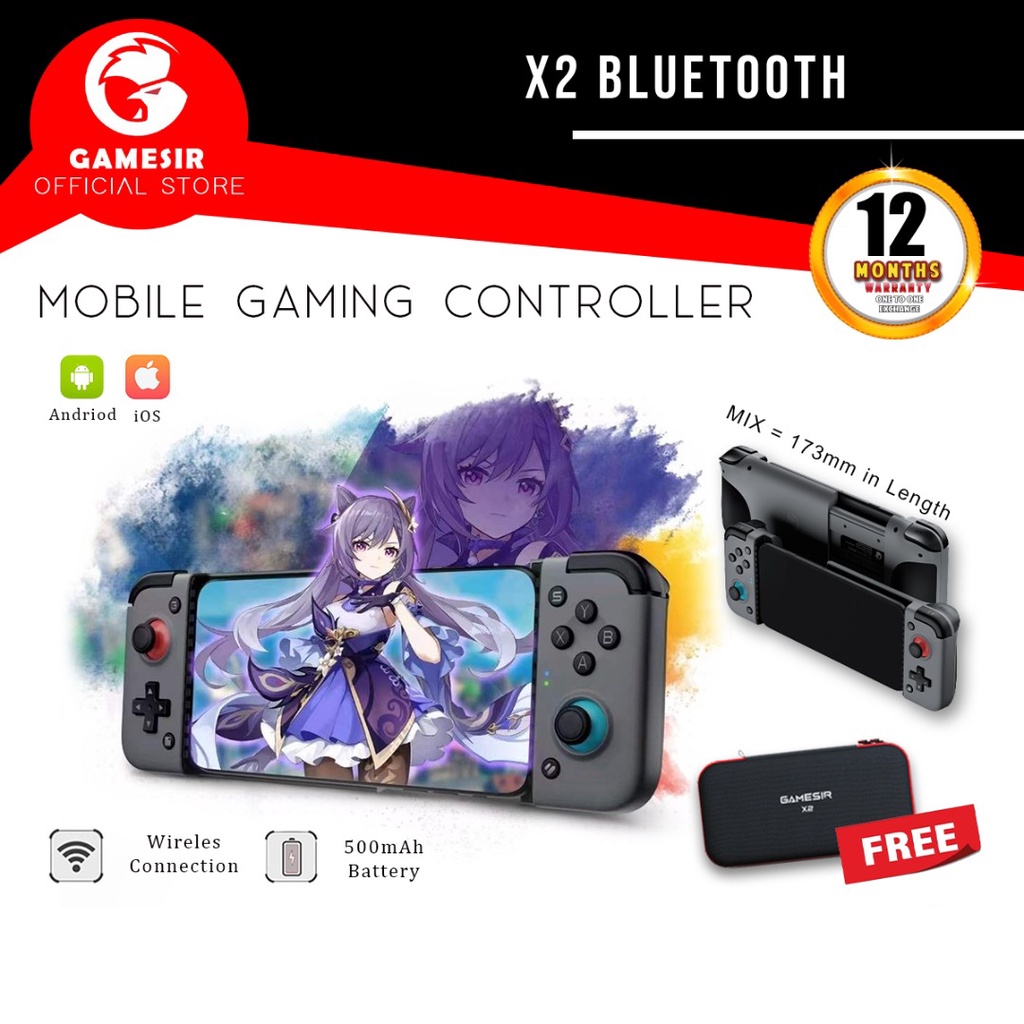 GameSir X2 บลูทูธเกมแพดตัวควบคุมเกมมือถือสําหรับ Android iPhone Cloud Gaming Xbox เกม Pass STADIA Pl