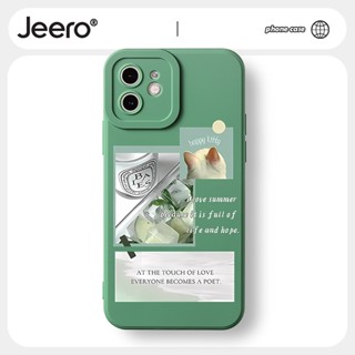 Jeero เคสไอโฟน เคสซิลิโคนนุ่มกันกระแทกน่ารักตลก เคสโทรศัพท์ Compatible for iPhone 14 13 12 11 Pro Max SE 2020 X XR XS 8 7 6 6S Plus พลัส HFF2108