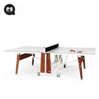 RS Barcelona Folding Outdoor Ping Pong Table White