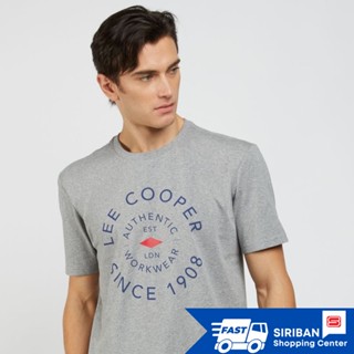 LEE COOPER เสื้อยืด Circular Tee - Grey รุ่น L2130-0005