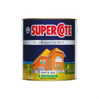 รองพื้นปูนเก่า SUPERCOTE รุ่น ซูเปอร์โคทมาฟิกซ์ 600 ขนาด 1 แกลลอน สีใส