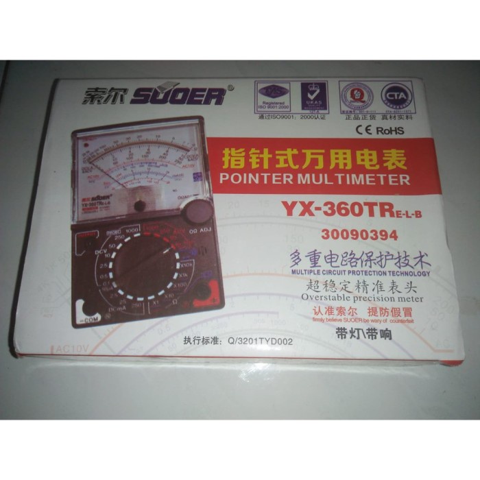 Avometer/multimeter ANALOG SANWA YX360TRF (Yx360 TRF/YX-360TRF