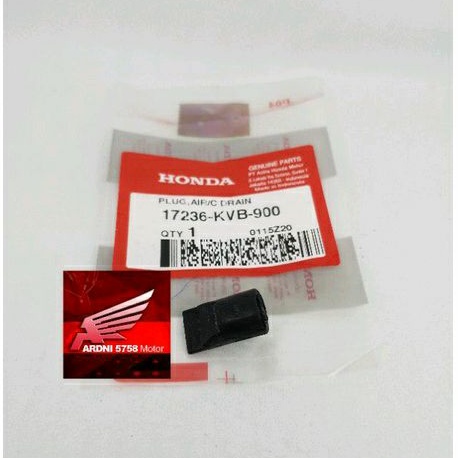 PLUG AIR CLEANER RUBBER DRAIN COVER กล่องกรองอากาศ BEAT VARIO SCOOPY ADV PCX GENIO 17236KVB900 เดิม 