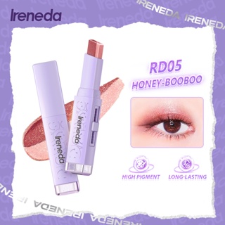 Ireneda 2 in 1 อายแชโดว์ชิมเมอร์ สองสี ไล่โทนสี ติดทนนาน กันน้ํา