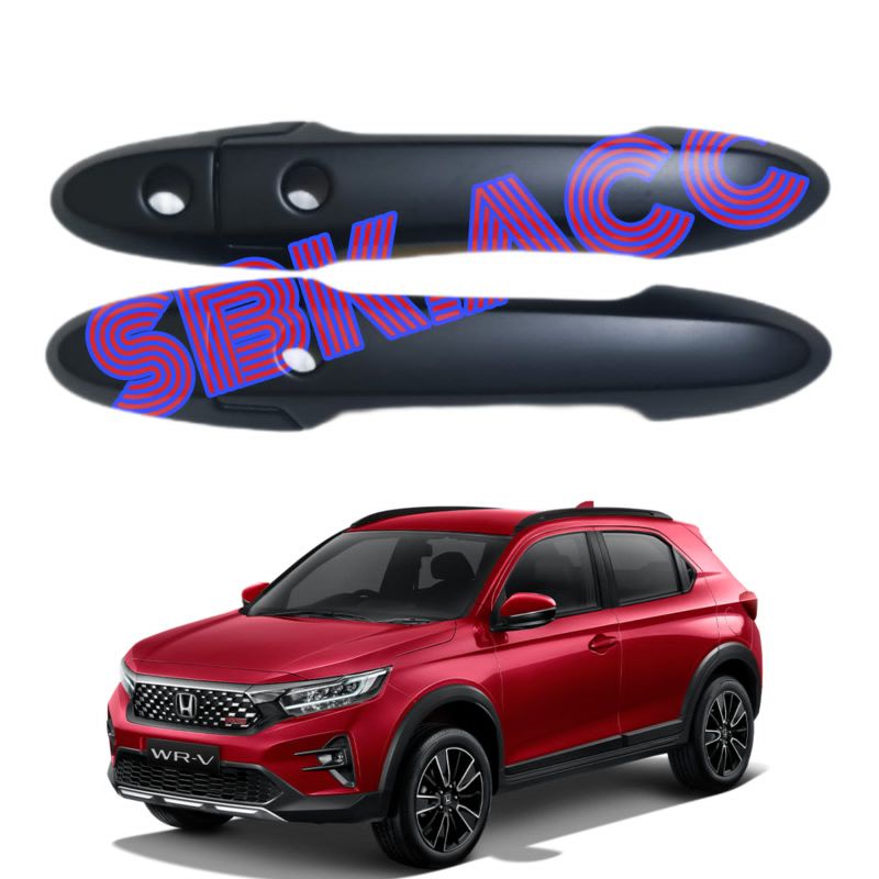 ฝาครอบมือเปิดประตูหน้า WRV WR-V 2022 2023 2024 2025 สีดํา/ WRV ฝาครอบประตู