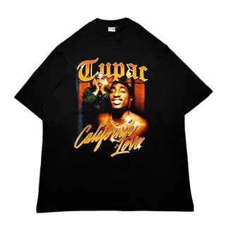 เสื้อยืด ลาย Ruthless SOECITY OVERSIZE "TUPAC LOVE" สีดํา