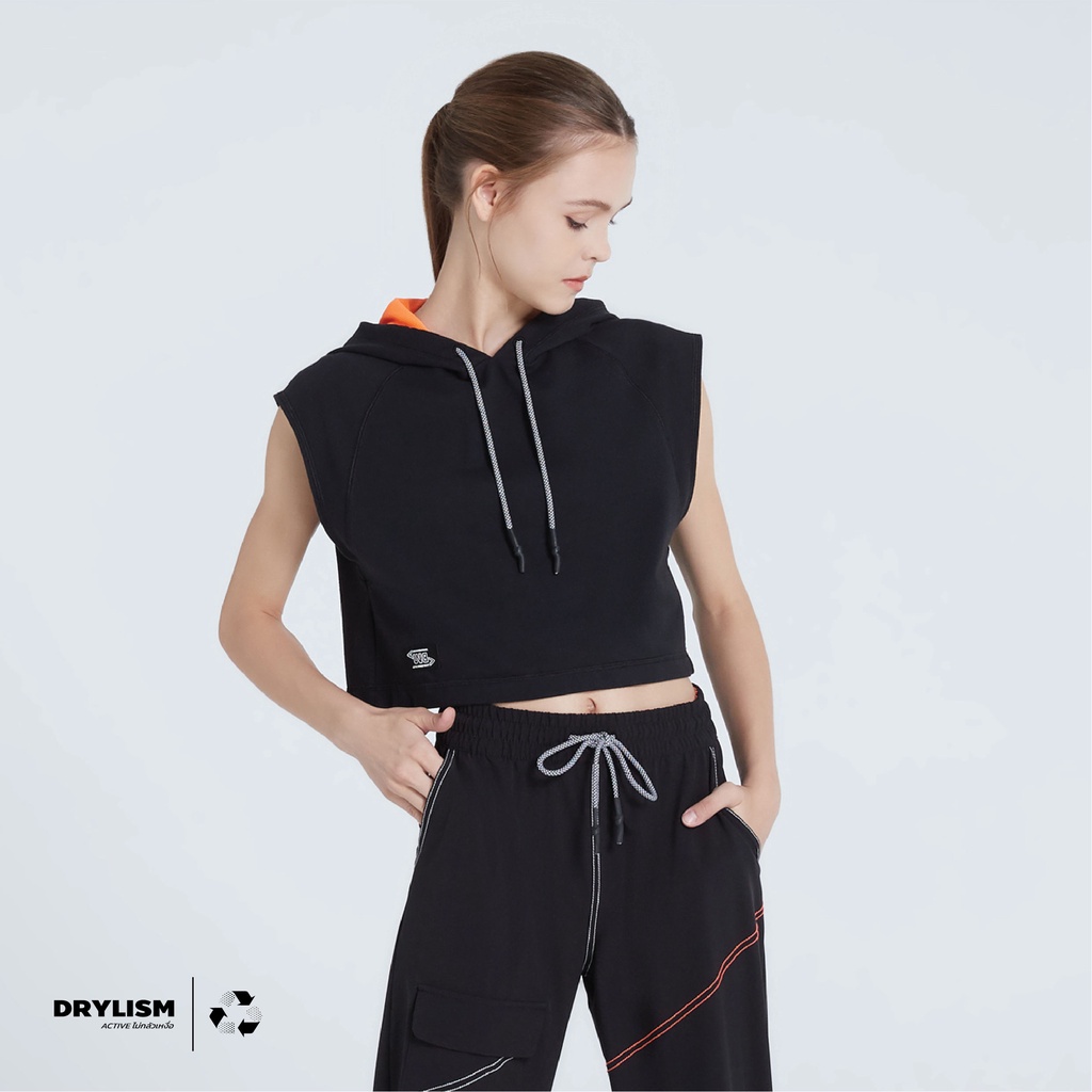 UNBOUND PIT LANE I CROPPED HOODIE เสื้อครอปมีฮู้ดผู้หญิง — صورة 2