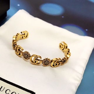 Fashion vintage brass womens open bracelet Simple trend