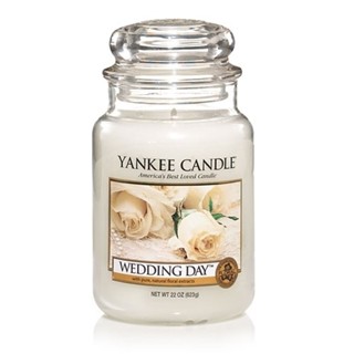 Large Jar Candle Wedding Day