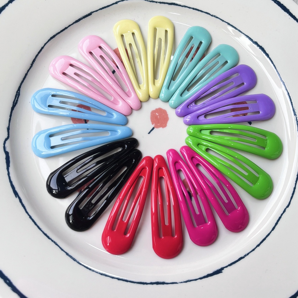 30 ชิ้น / เซต ผู้หญิง กิ๊บ ที่มีสีสัน น่ารัก รูปหยดน้ํา หวาน กิ๊บติดผม ปิ่นปักผม เลื่อน คลิป แฟชั่น เครื่องประดับผม