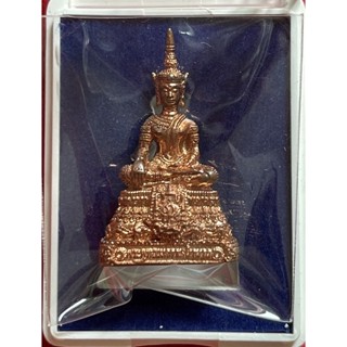 ลอยองค์ พระพุทธเมตตาเสนานาถ เนื้อทองแดง กล่องเดิมๆ(แท้100%)
