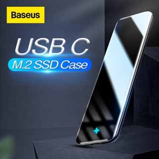 ฮาร์ดไดรฟ์ Baseus Nvme Ssd Case M.2 สําหรับ Ngff Sata M / B Key Ssd Disk Box