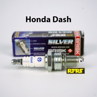 หัวเทียน BRISK PREMIUM RACING แกนเงิน Honda Dash Spark Plug (SY21RL) รองรับทุกน้ำมัน Made in EU