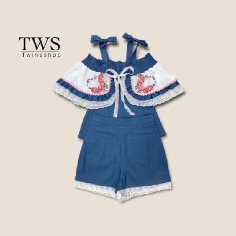 ชุดเช็ต ยีนส์ งานป้าย Twinshop Size. S