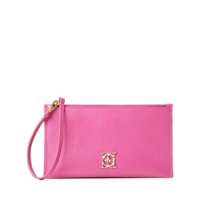 O&amp;B กระเป๋าหนังแท้ รุ่น Josephine Clutch in Barbie Pink