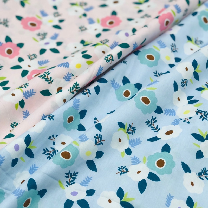 ผ้าแบ่งขาย 1ชิ้น1/2ม. ผ้าcotton แท้ 100% หน้ากว้าง64“(160cm.)คอตตอน twill ผ้านำเข้าเนื้อดี พร้อมส่ง