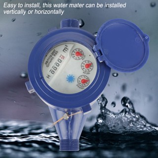 Water Meter Dn15 อุปกรณ์เครื่องมือพลาสติกสําหรับใช้ในการวัดน้ําเย็นตกแต่งบ้านสวน