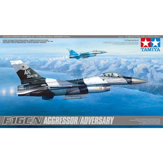 💥New💥 🏆 TAMIYA 61106 ชุดประกอบจำลองมาตราส่วน 1:48 F-16C/N “AGGRESSOR/ADVERSARY” ต้องไปสร้างและทำสีเอง