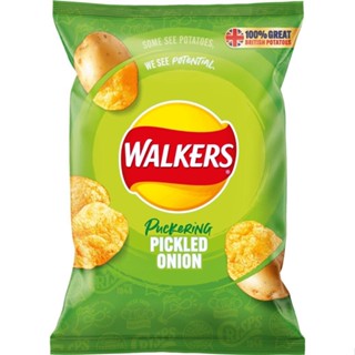 Pickled Onion Crisps Walkers 34.5 G.