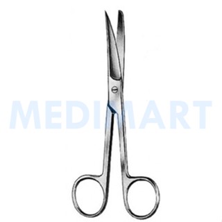 EM-E10-0023,25 กรรไกร Operating Scissor SH/BL แหลม/มน โค้ง 13cm. , 14.5 cm.