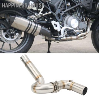 BHappiness House ท่อไอเสียสเตนเลส ข้อศอก แบบเปลี่ยน สําหรับ Benelli Trk502 2017Xe2X80X912020