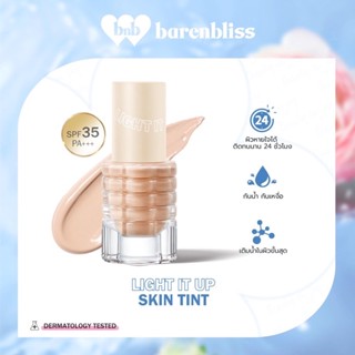 barenbliss Light It Up Foundation สกินทินต์ปกปิด บางเบา ติดทนยาวนาน 12 ชม.SPF 35 PA+++ 20มล.