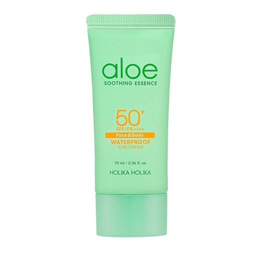 [HOLIKA HOLIKA] อโล ซูทติ้ง เอสเซนส์ วอเตอร์พรูฟ ซัน ครีม เอสพีเอฟ50+ พีเอ++++ 70ml
