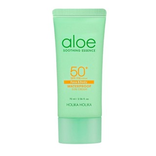 [HOLIKA HOLIKA] อโล ซูทติ้ง เอสเซนส์ วอเตอร์พรูฟ ซัน ครีม เอสพีเอฟ50+ พีเอ++++ 70ml