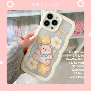 [ขายส่ง] เคสป้องกัน ลูกไม้ อะคริลิค ลายการ์ตูน สําหรับ Apple iPhone 14131211 Promax XS XR xsmax se2020 678plus mini เคส