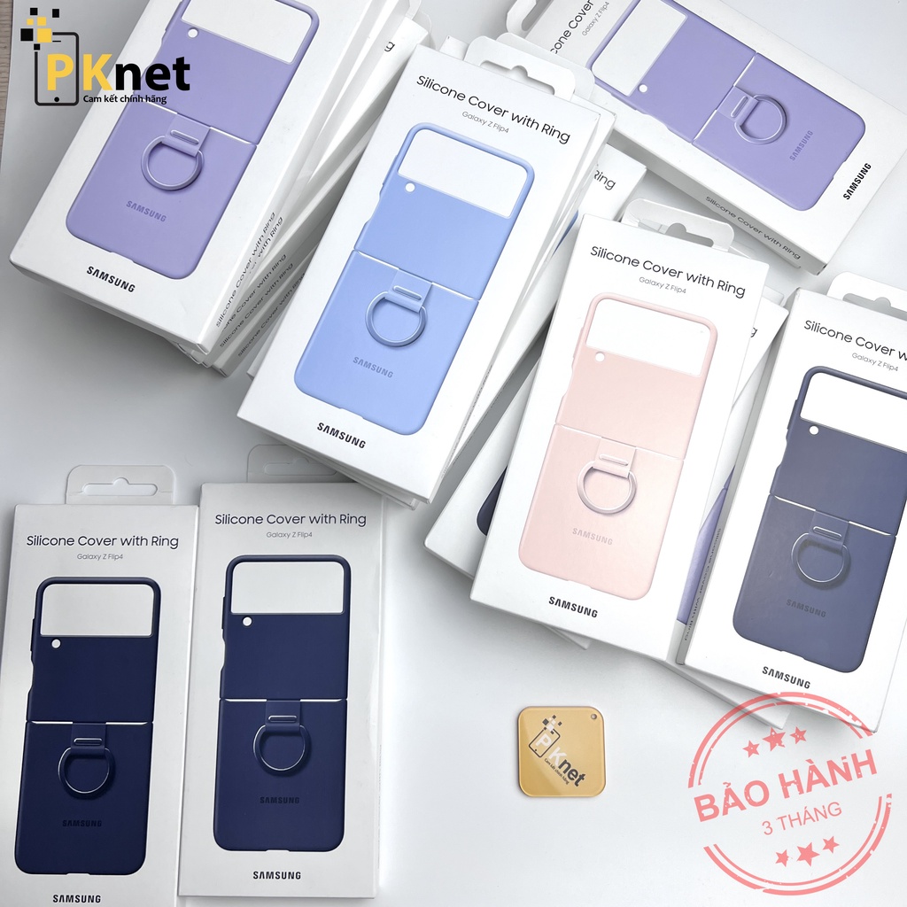 ปลอกซิลิโคน Samsung Z Flip 4 ของแท้พร้อมแหวน [สินค้าครบกล่อง ซีลเดิม]