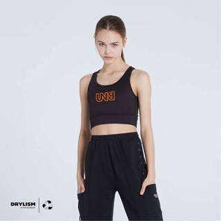 สปอร์ตบราสีดำ ออกกำลังกาย UNBOUND รุ่น DOUBLE PLAY SPORTBRA